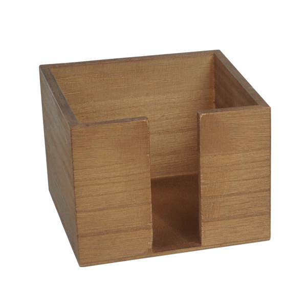 Portatovaglioli 13,5x13,5x10 in legno - Effemigiene